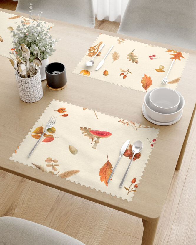 Tischset Teflon - Herbstliche Natur- 2 Stück