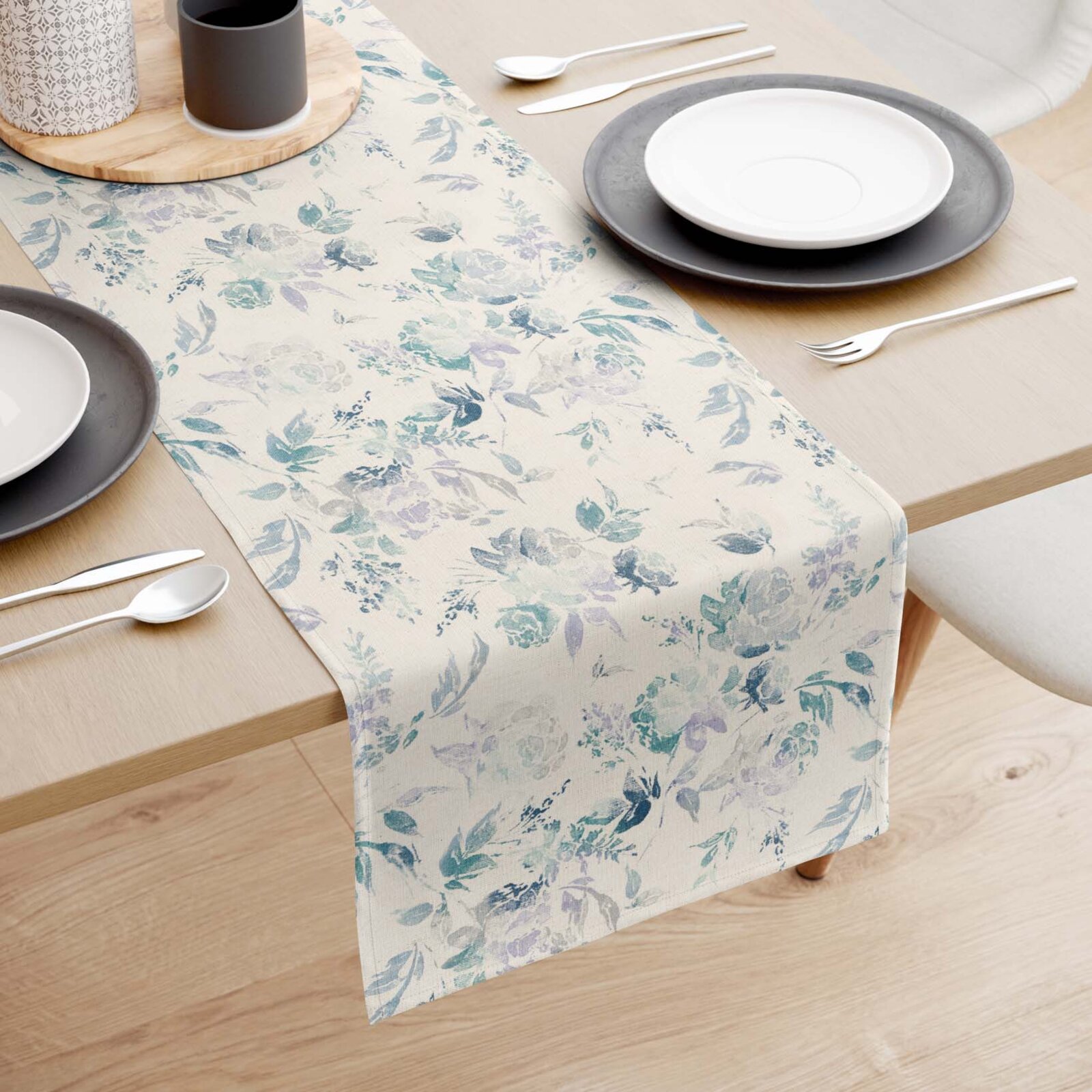 Tischläufer Valencia - Pflanzenabdrücke