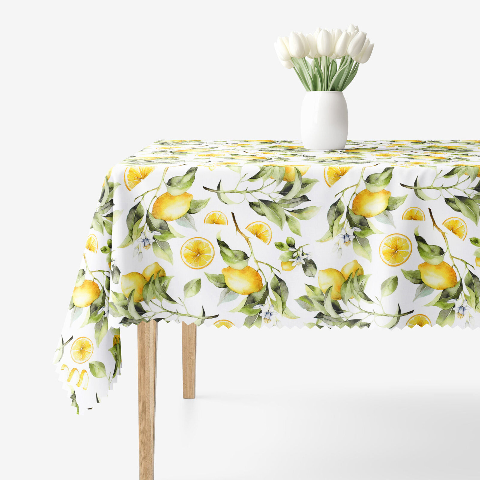 Eckige Tischdecke Teflon - Zitronen