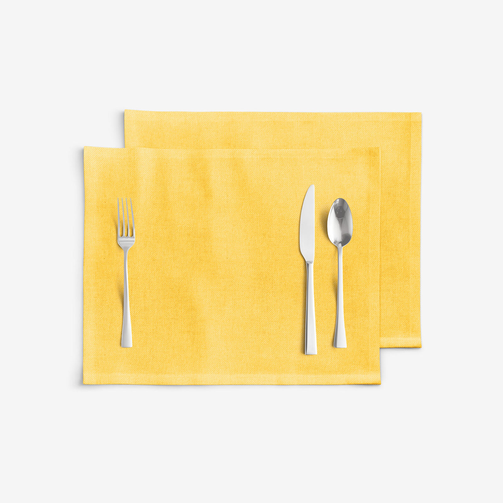 Tischset Malaga - gelb - Set 2 Stück