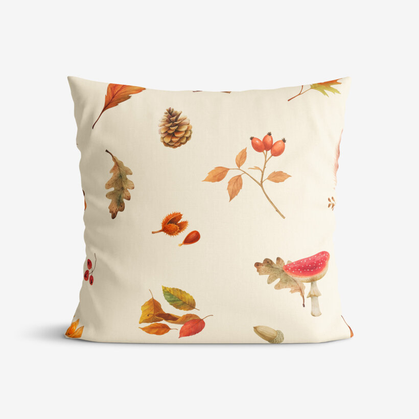Dekorativer Kissenbezug - Herbstliche Natur