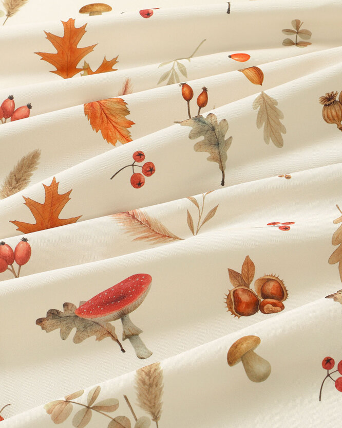 Teflonstoff für Tischdecken - Herbstliche Natur