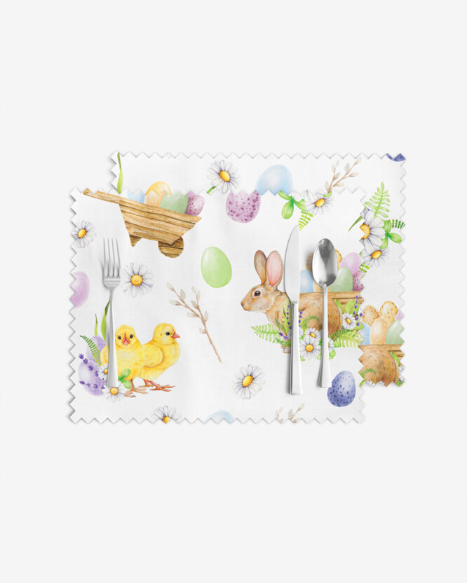 Ostern Teflon-Tischset - Ostersymbole - 2 Stück