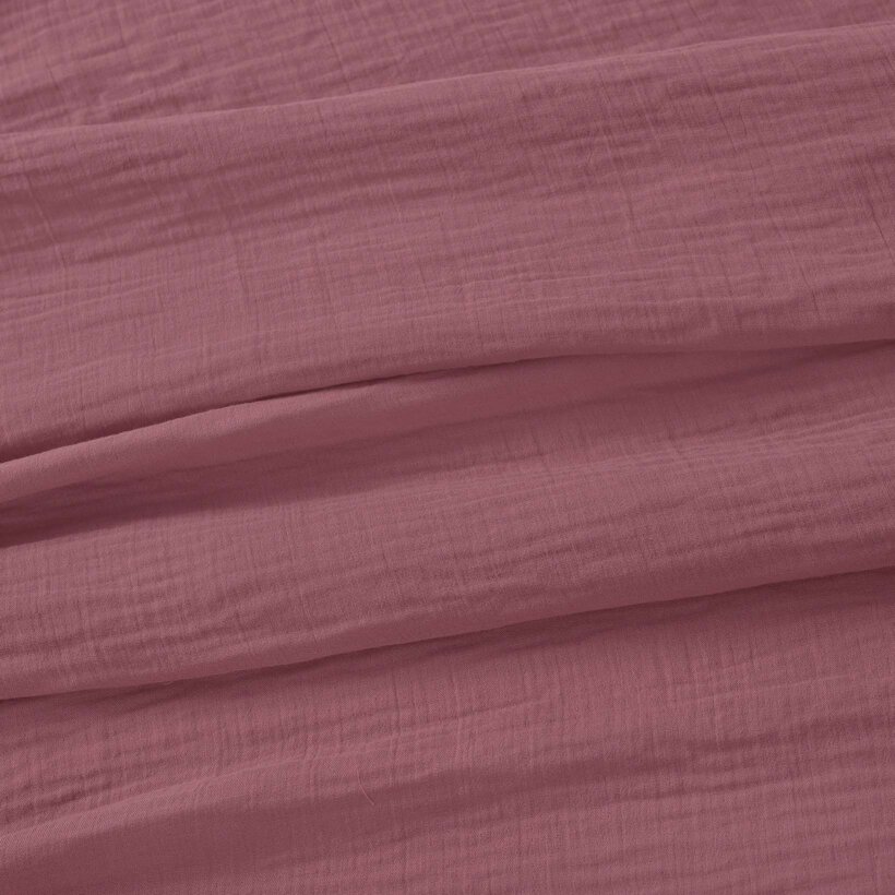 Musselinstoff – burgunderrosa