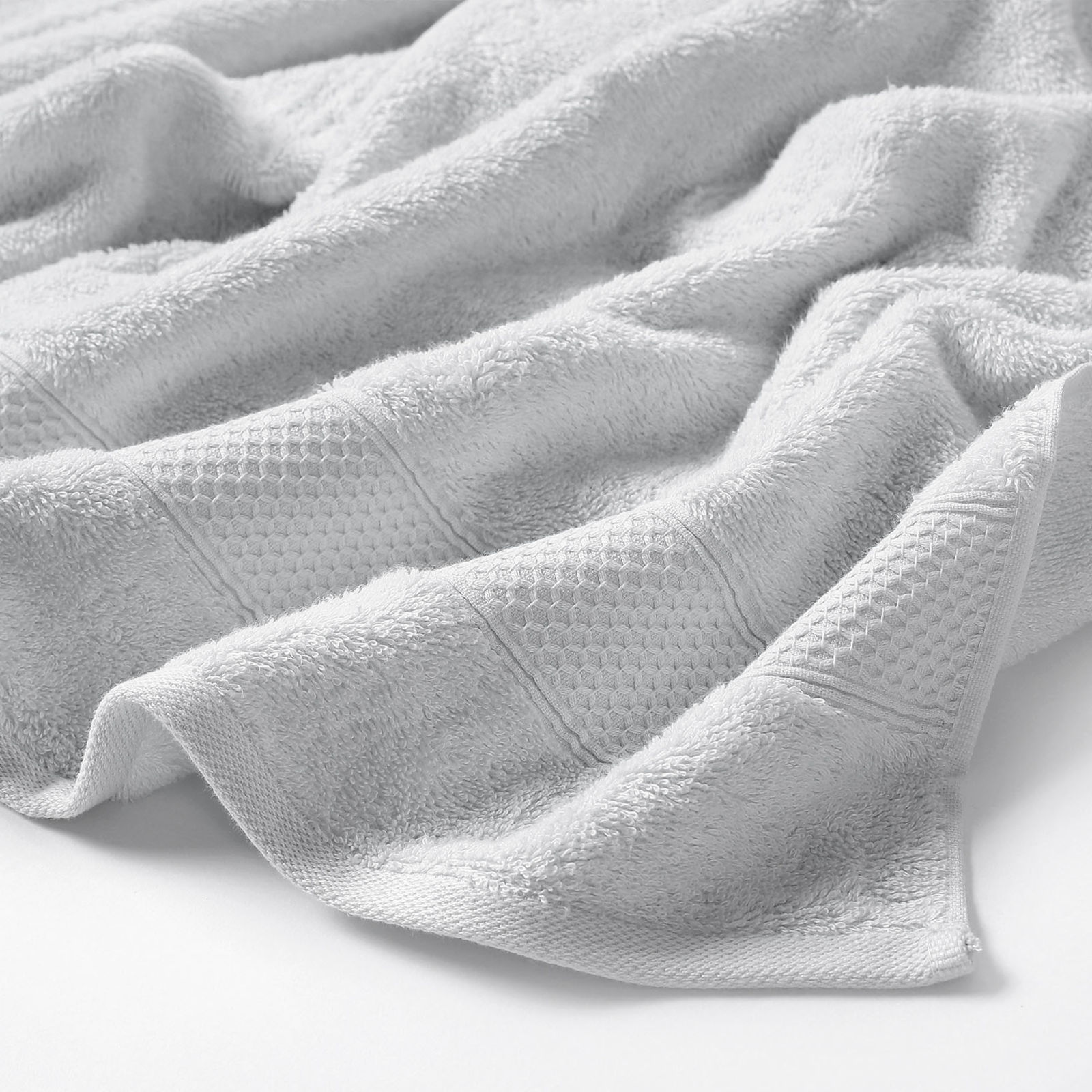 Bamboo Handtuch/Duschtücher Soft Lux - hellgrau