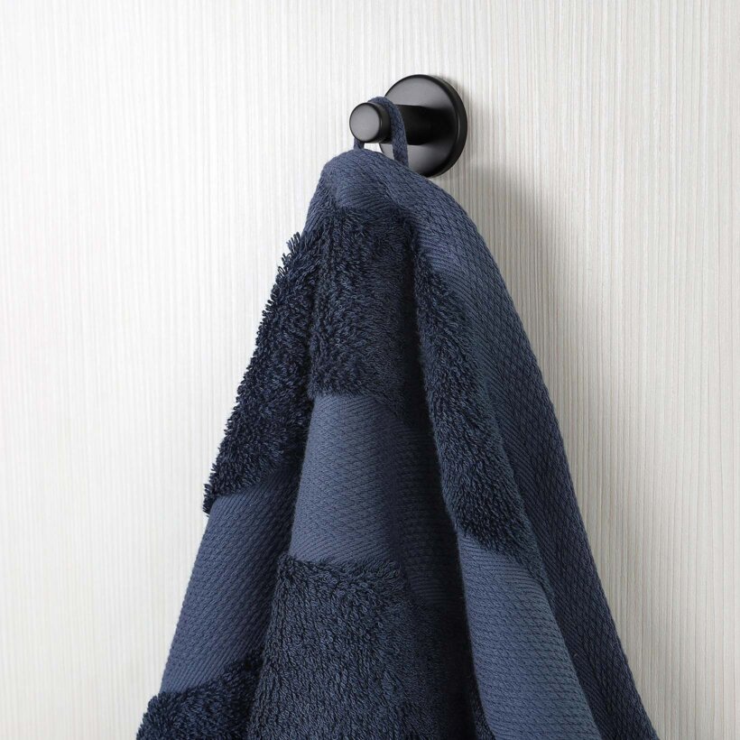 Bambus-Handtuch/Badetuch - marineblau