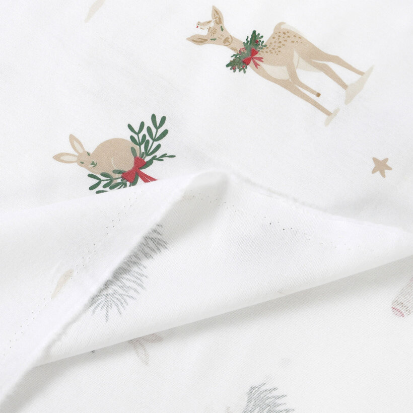 Flanellstoff - Traditionelle Weihnachten