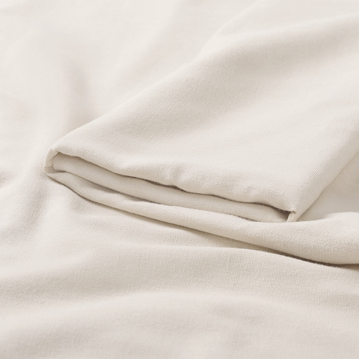 Natürlicher Leinenmischstoff - elfenbein