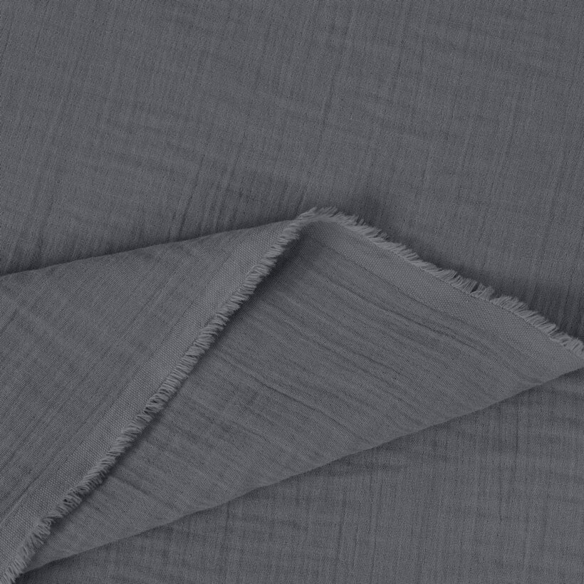 Musselinstoff – anthrazit