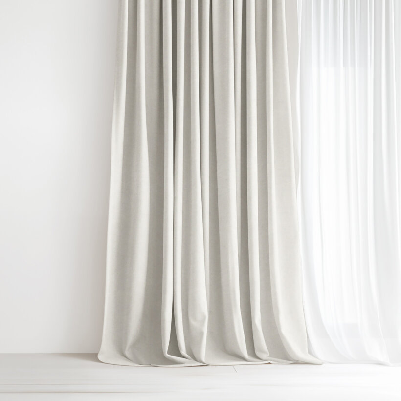 Dekorativer Vorhang Marbella - cremefarbe