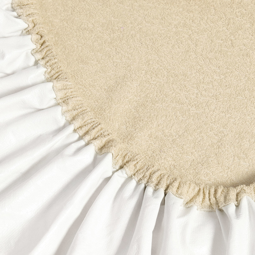 Elastisches Wasserdichtes Bettlaken für Kinderbetten aus Frottee - beige