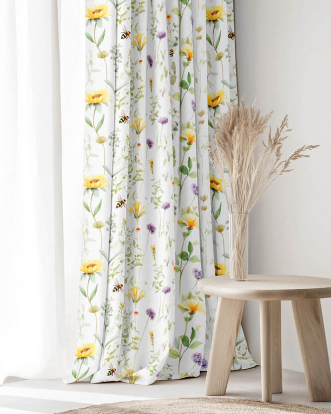 Dekorativer Vorhang – Wiesenwelt