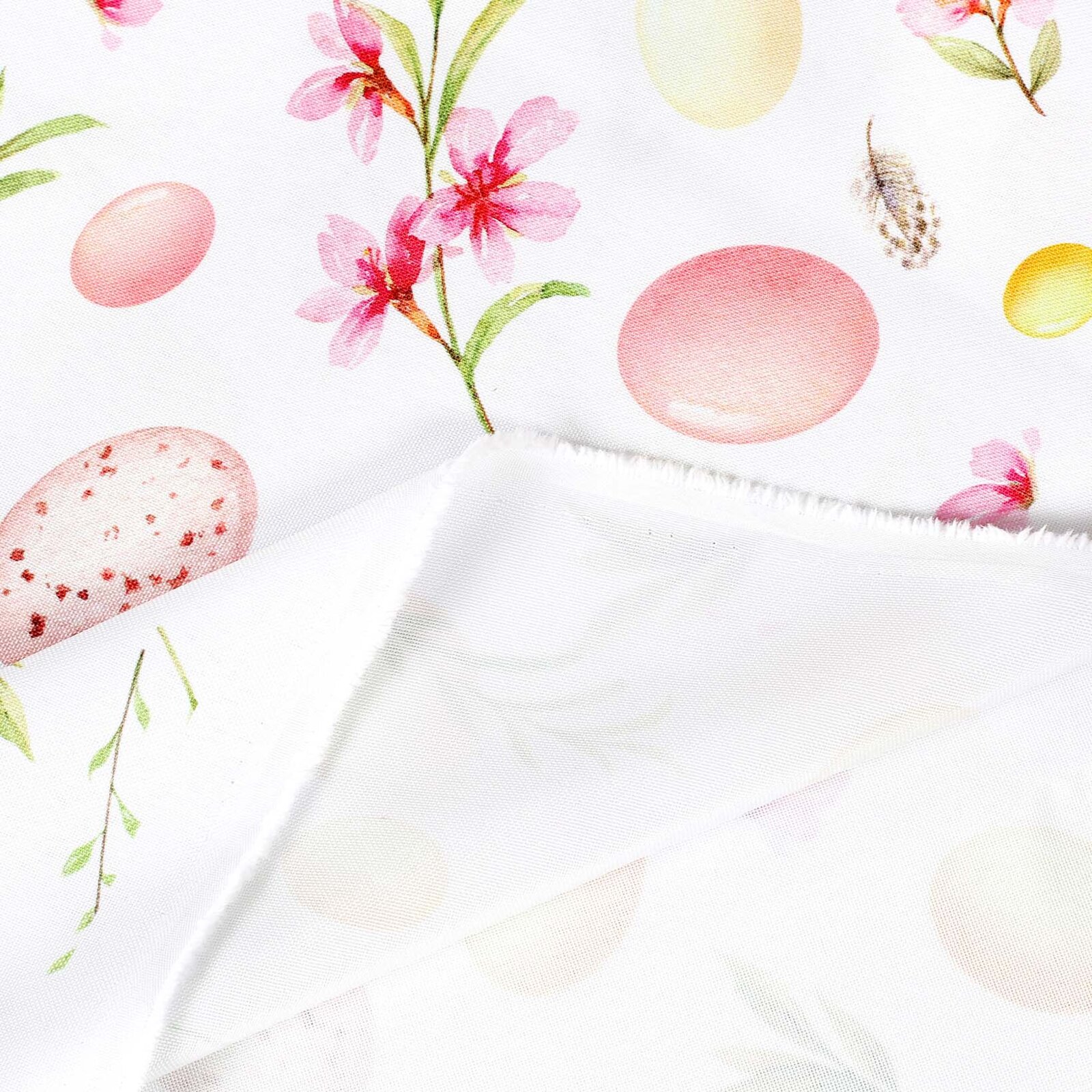 Ostern Teflon-Stoff für Tischdecken - Ostereier mit Blumen