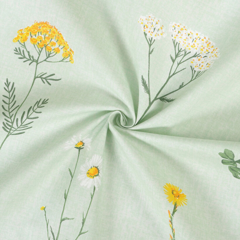 Baumwollstoff - Grüne Wiese