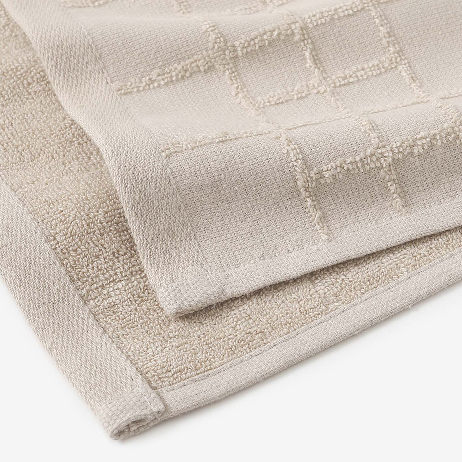 Küchen-Frottiertuch – beige