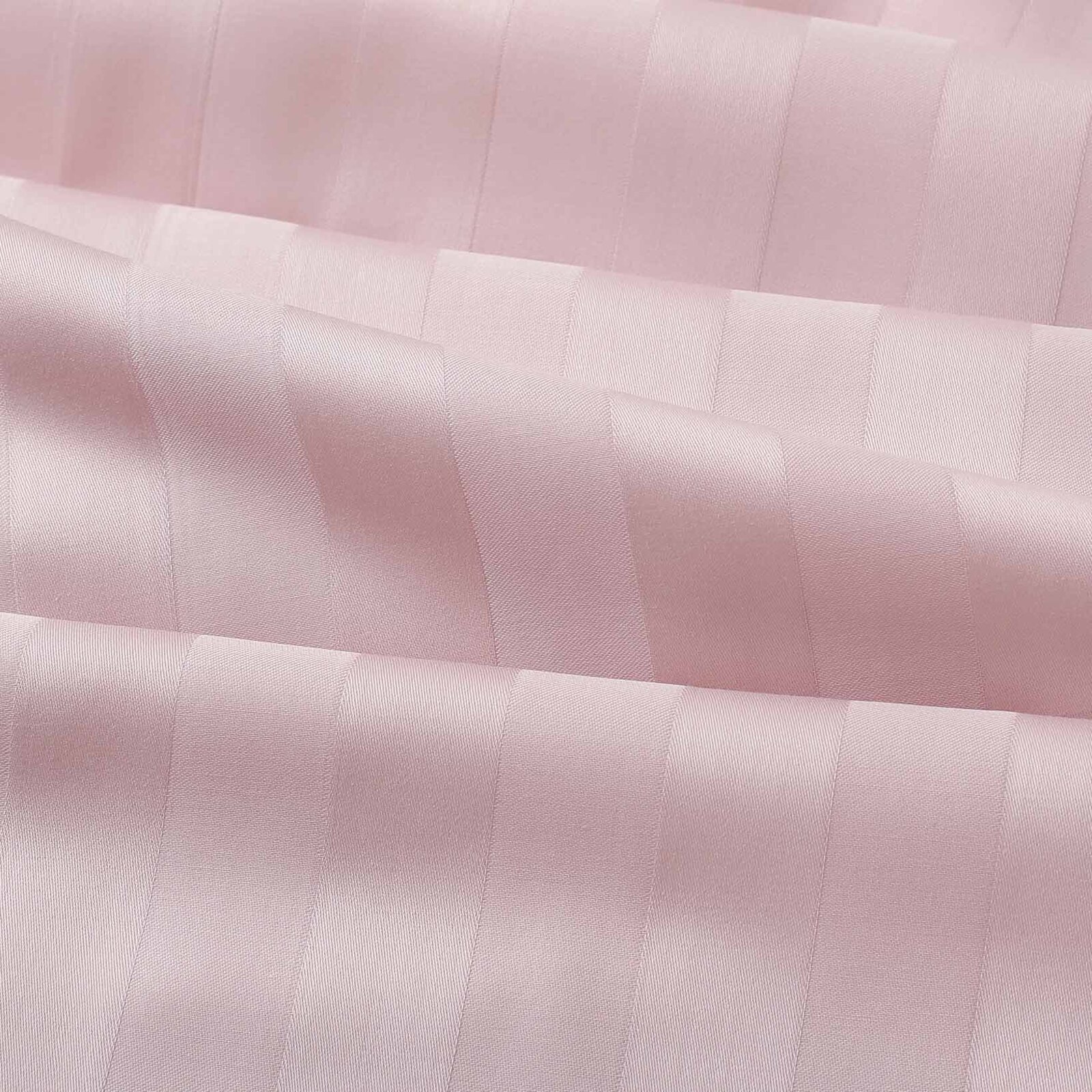 Festliche Damast-Tischläufer - altrosa Streifen mit Satin-Glanz