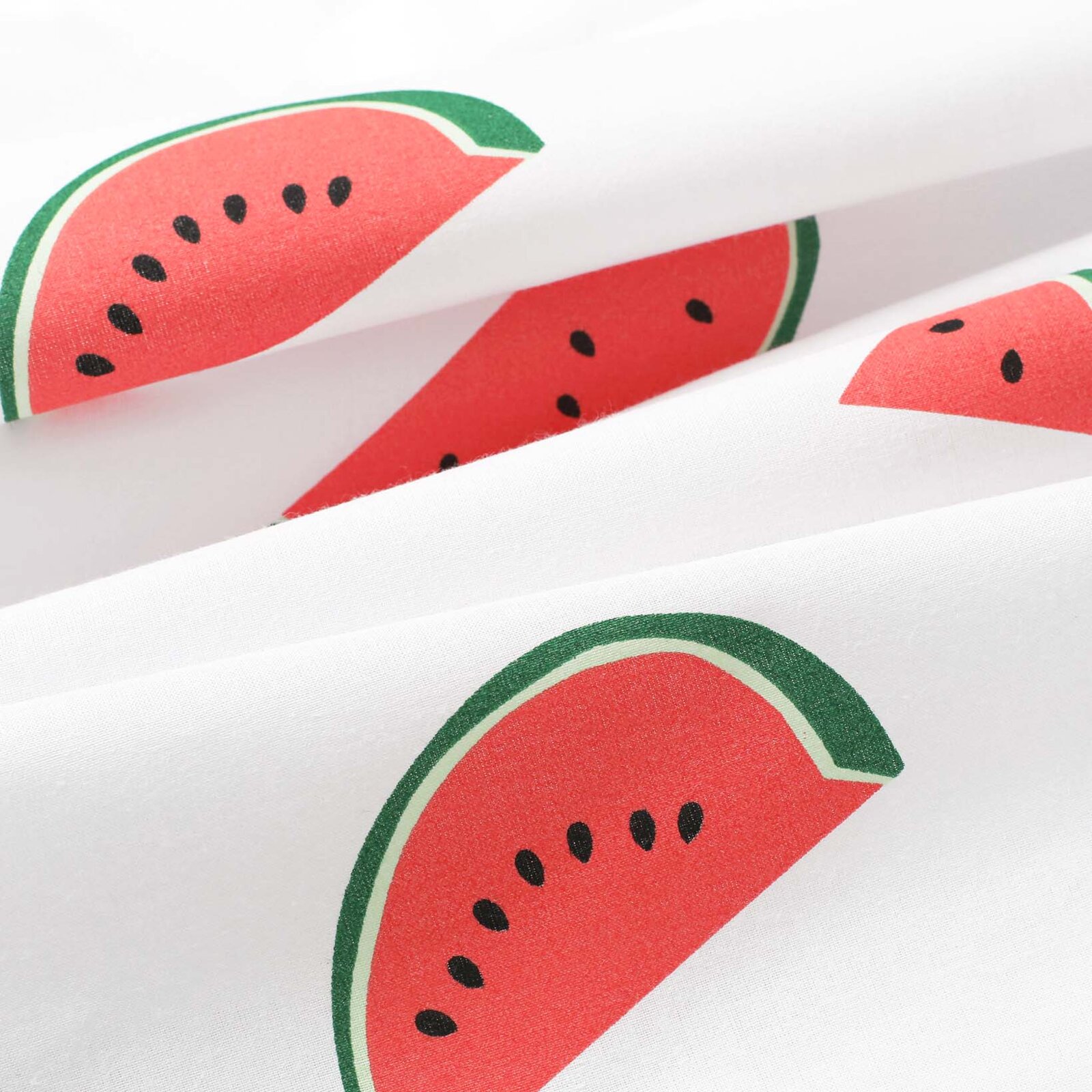 Eckige Tischdecke 100% Baumwolle - Melone