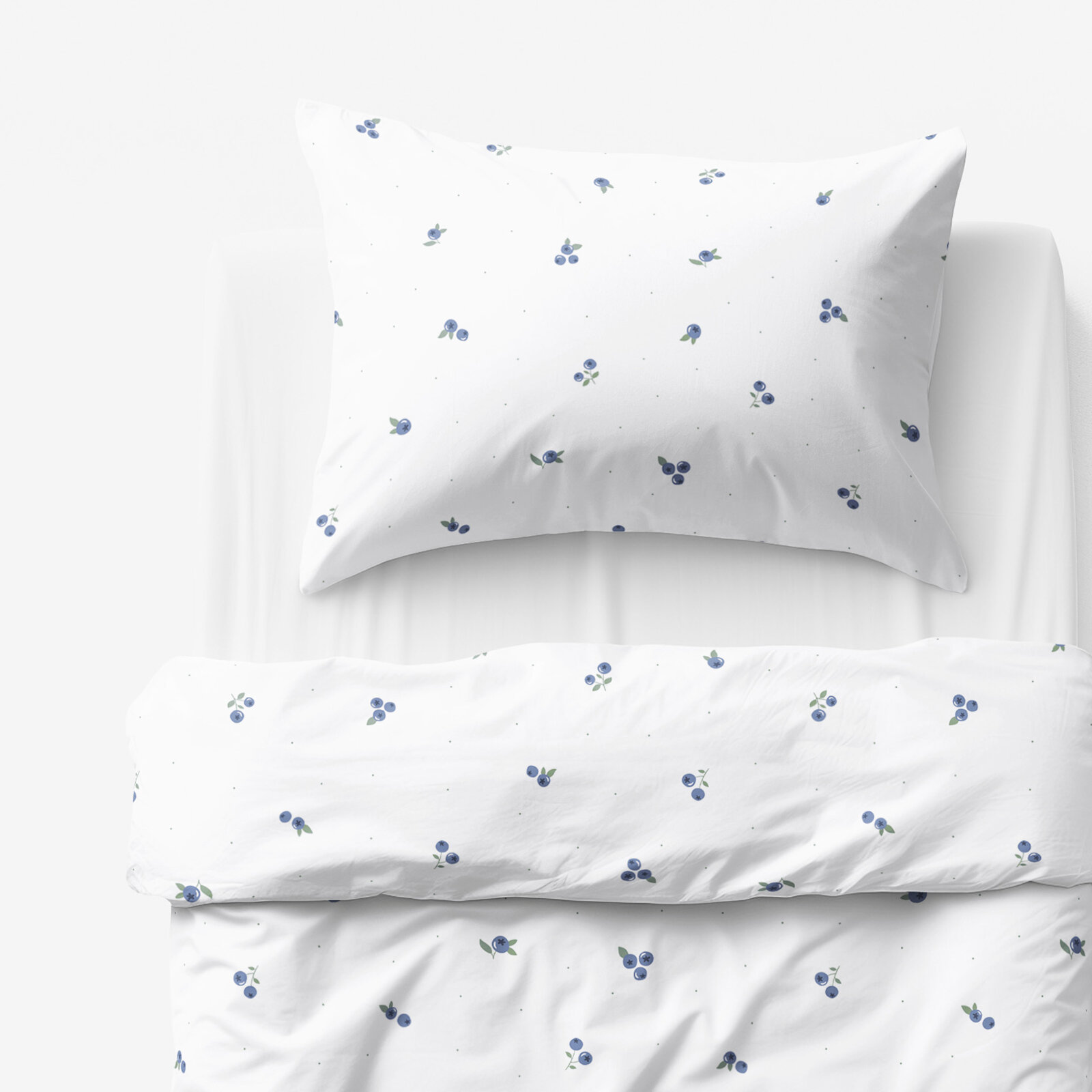 Kinder - Bettwäsche aus Baumwolle - Heidelbeeren