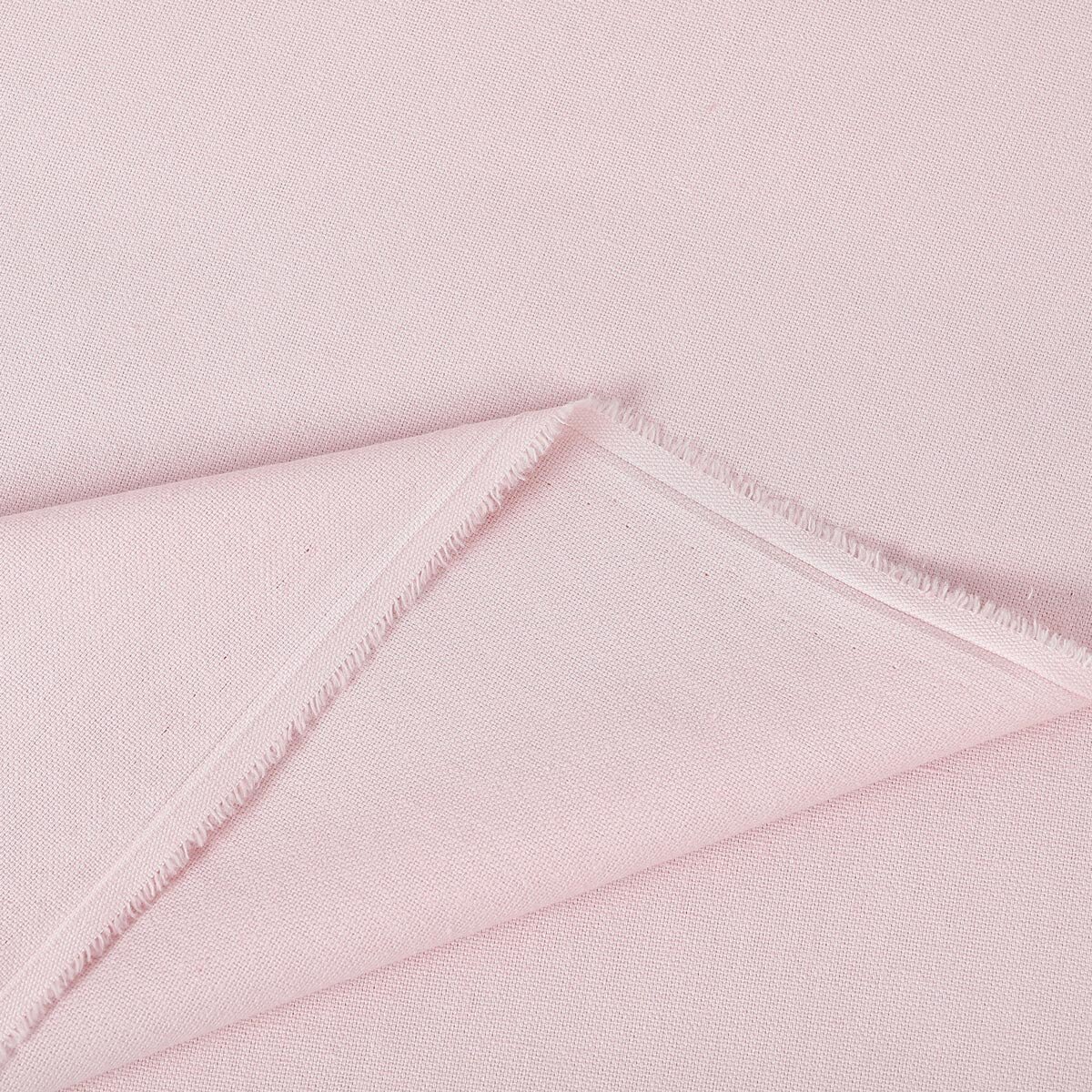 Natürlicher Leinenmischstoff - puderrosa