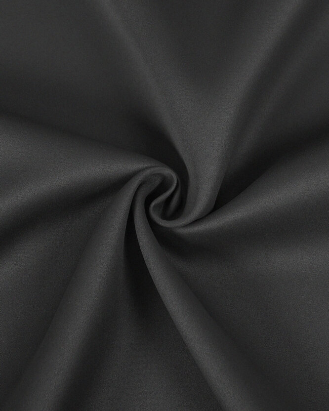 Verdunkelungsstoff Blackout mit Satin-Glanz - dunkelgrau