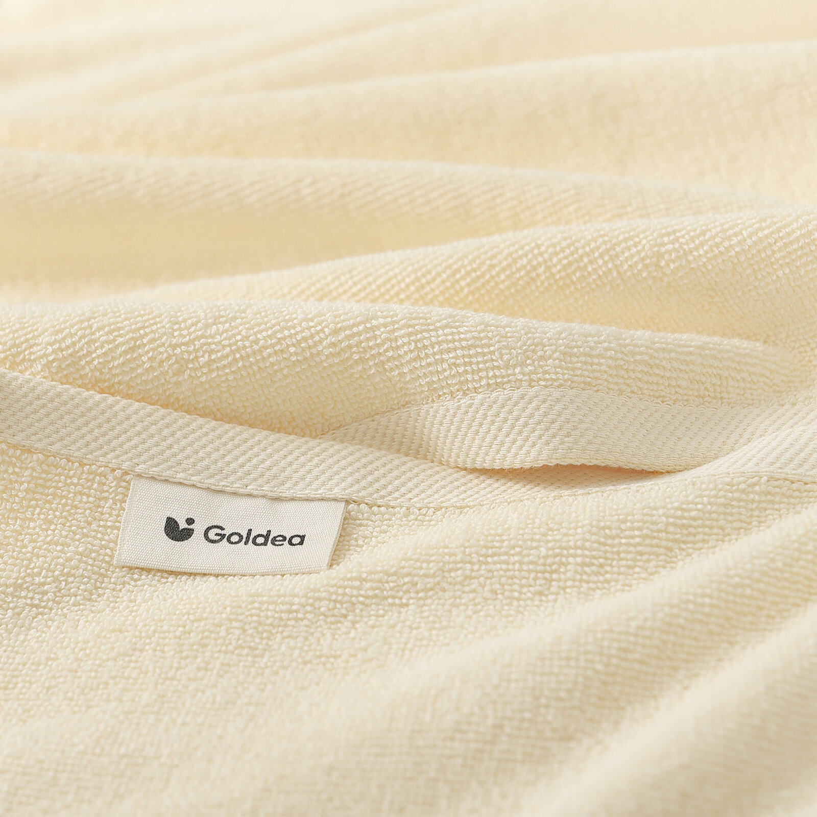 Frottierhandtuch/Duschtuch Soft ohne Bordüre – creme