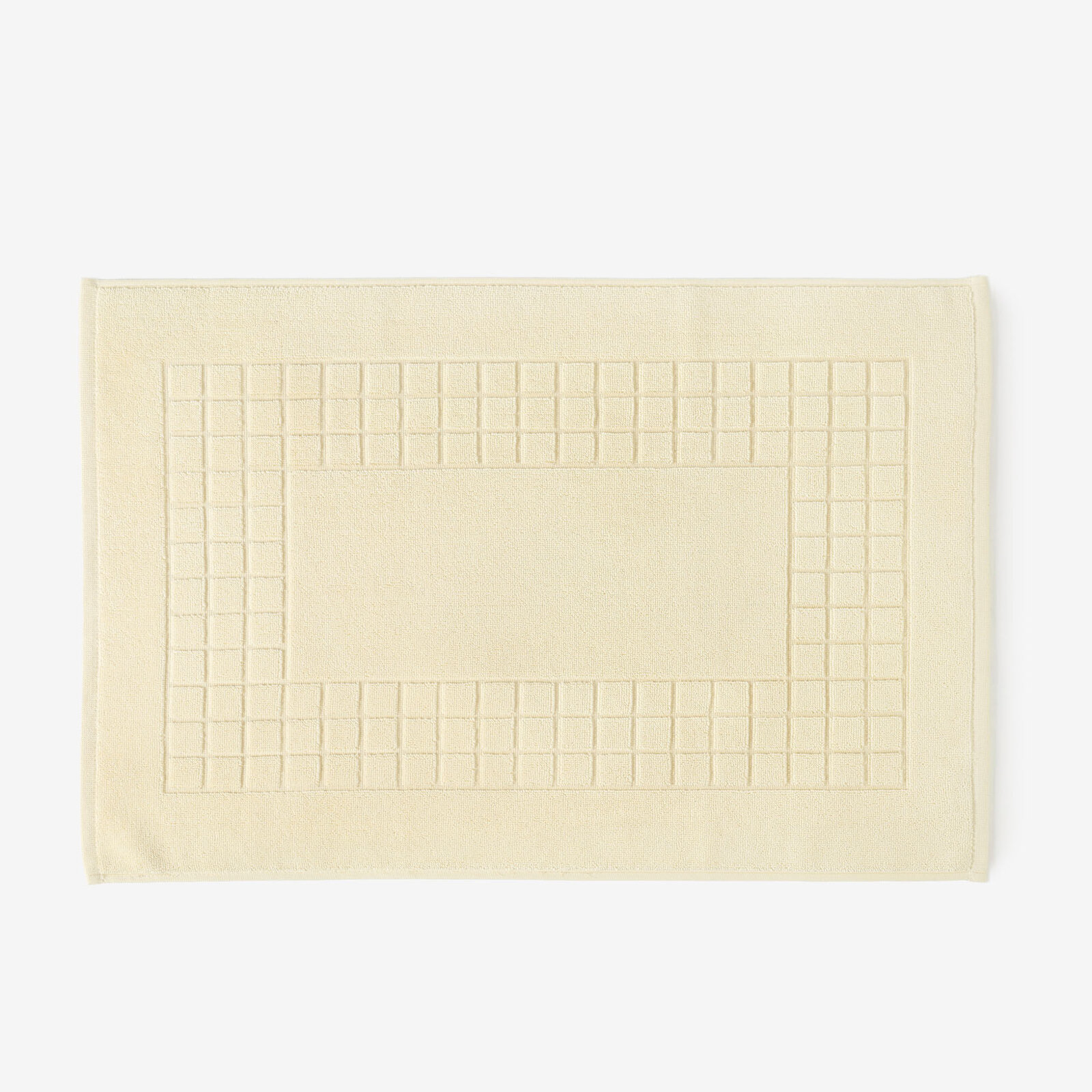 Frottier-Badematte Mozaika – creme