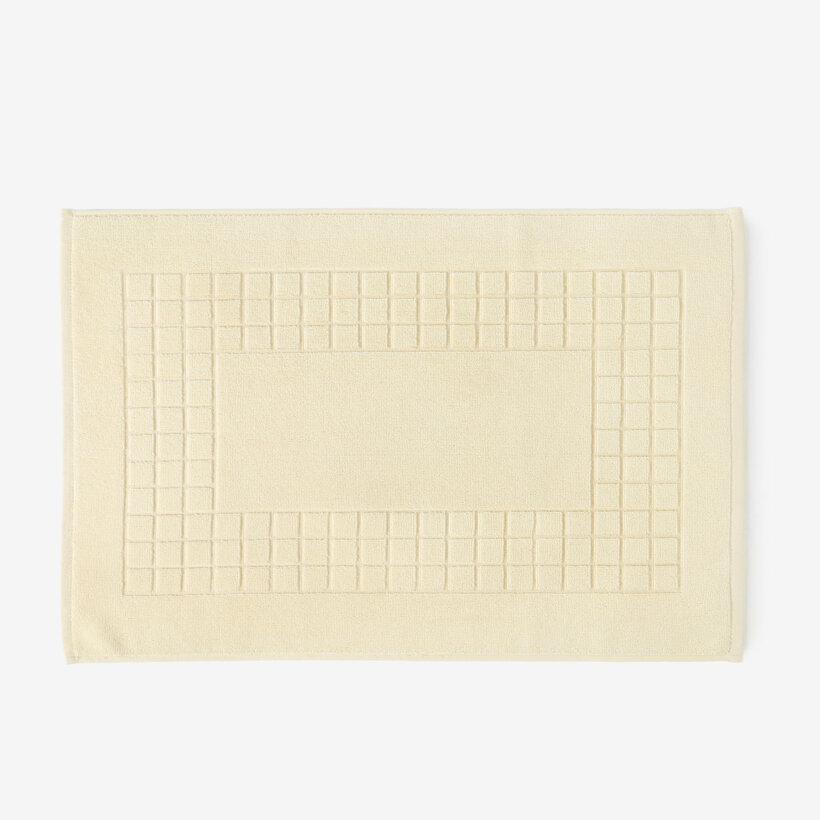 Frottier-Badematte Mozaika – creme