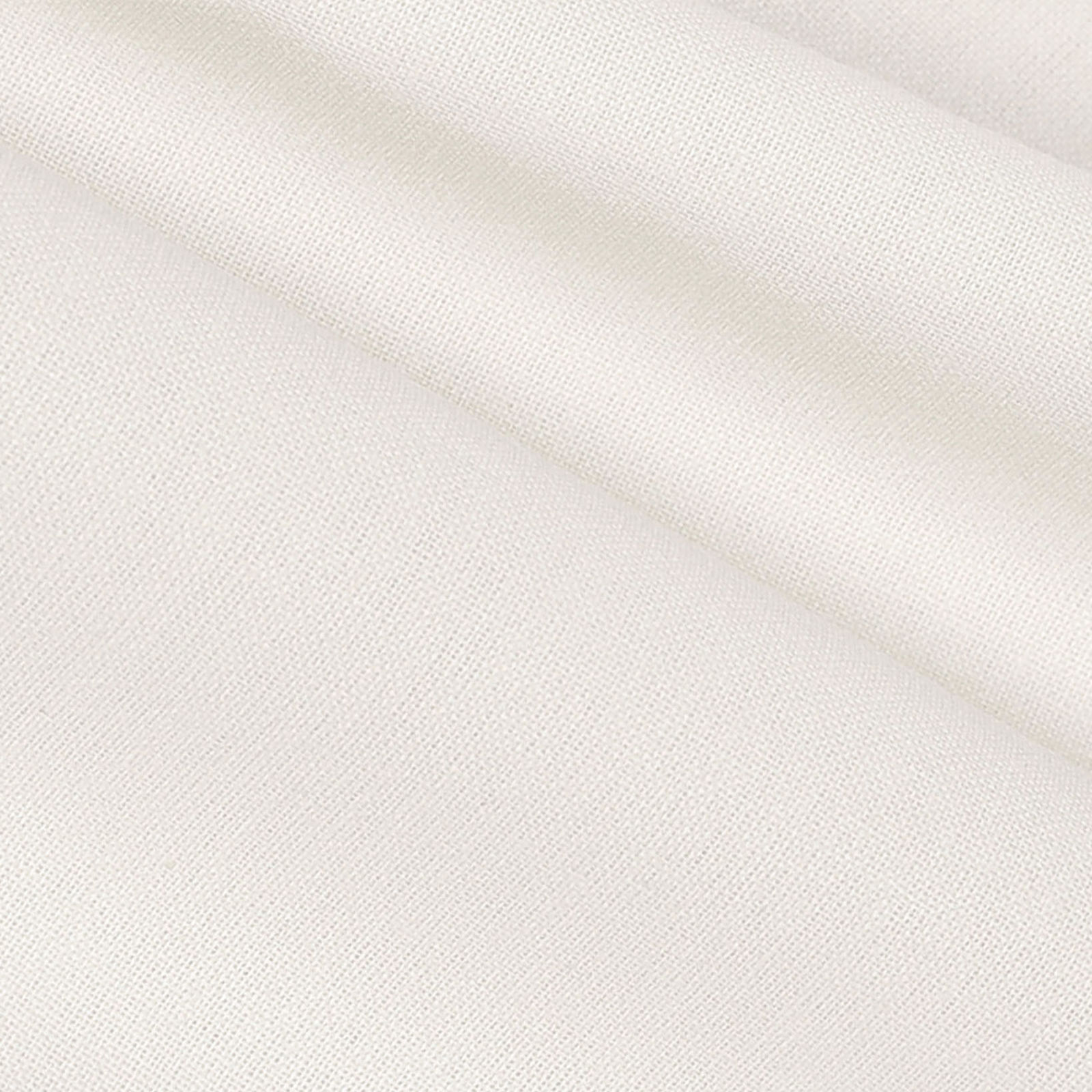 Ovale Tischdecke aus 100% Baumwolle - elfenbein