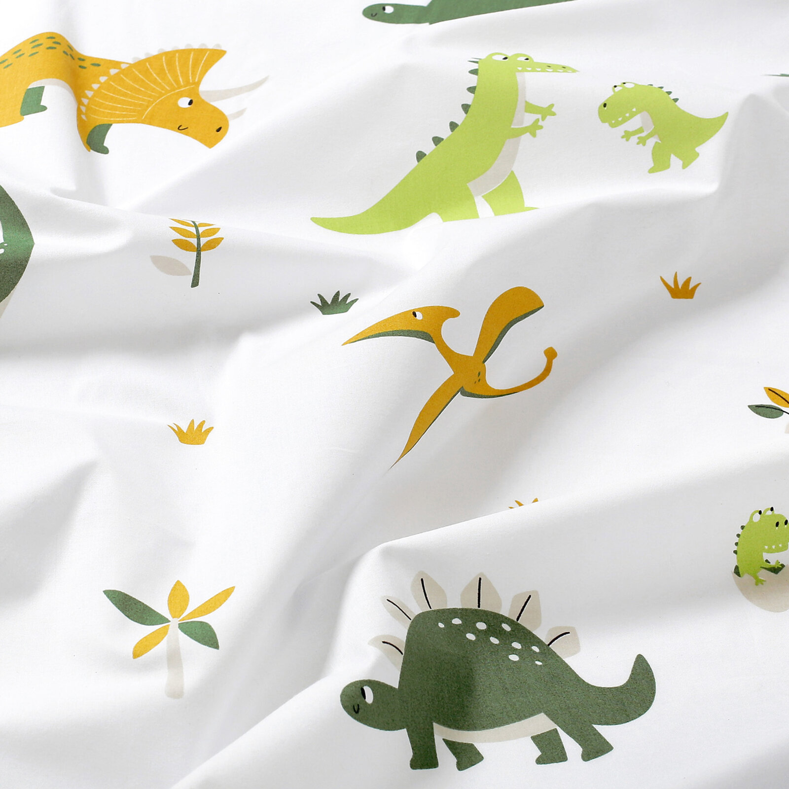 Vorhang aus Baumwolle Kindermotive - Dino-Abenteuer