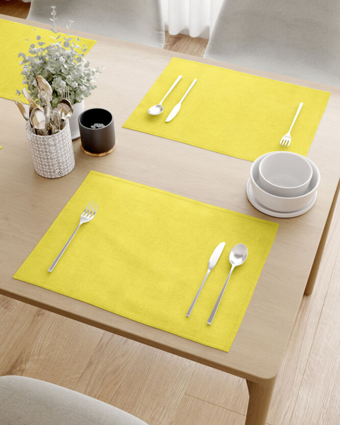 Tischset Malaga - limettengrün - Set 2 Stück