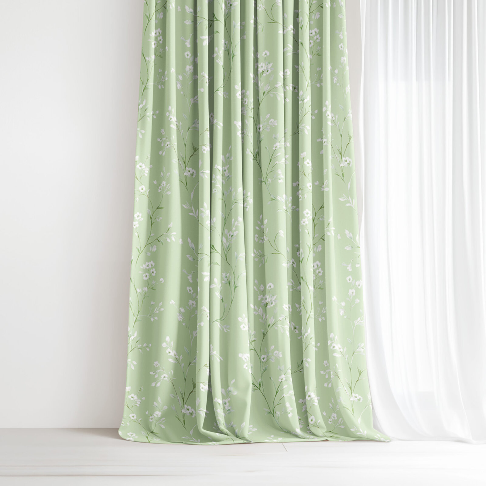 Dekorativer Vorhang – Jasminblüten