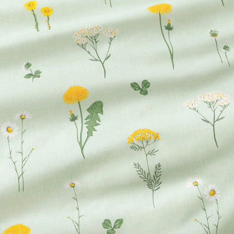 Baumwollstoff - Grüne Wiese