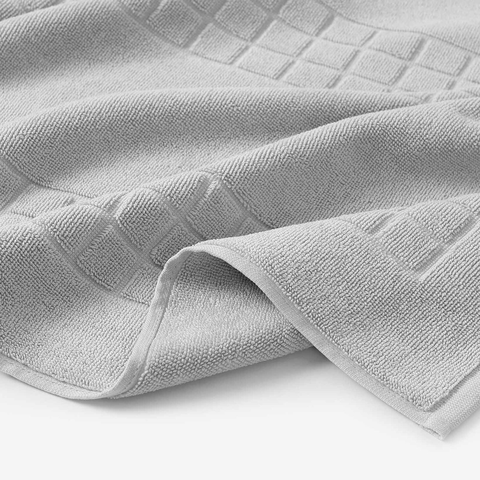 Frottier-Badematte Mozaika – grau