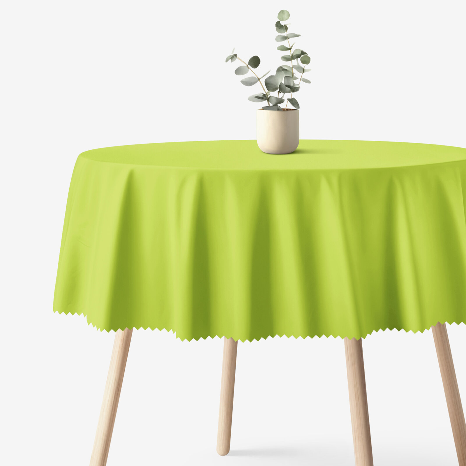 Runde Ostern Tischdecke Teflon - grün