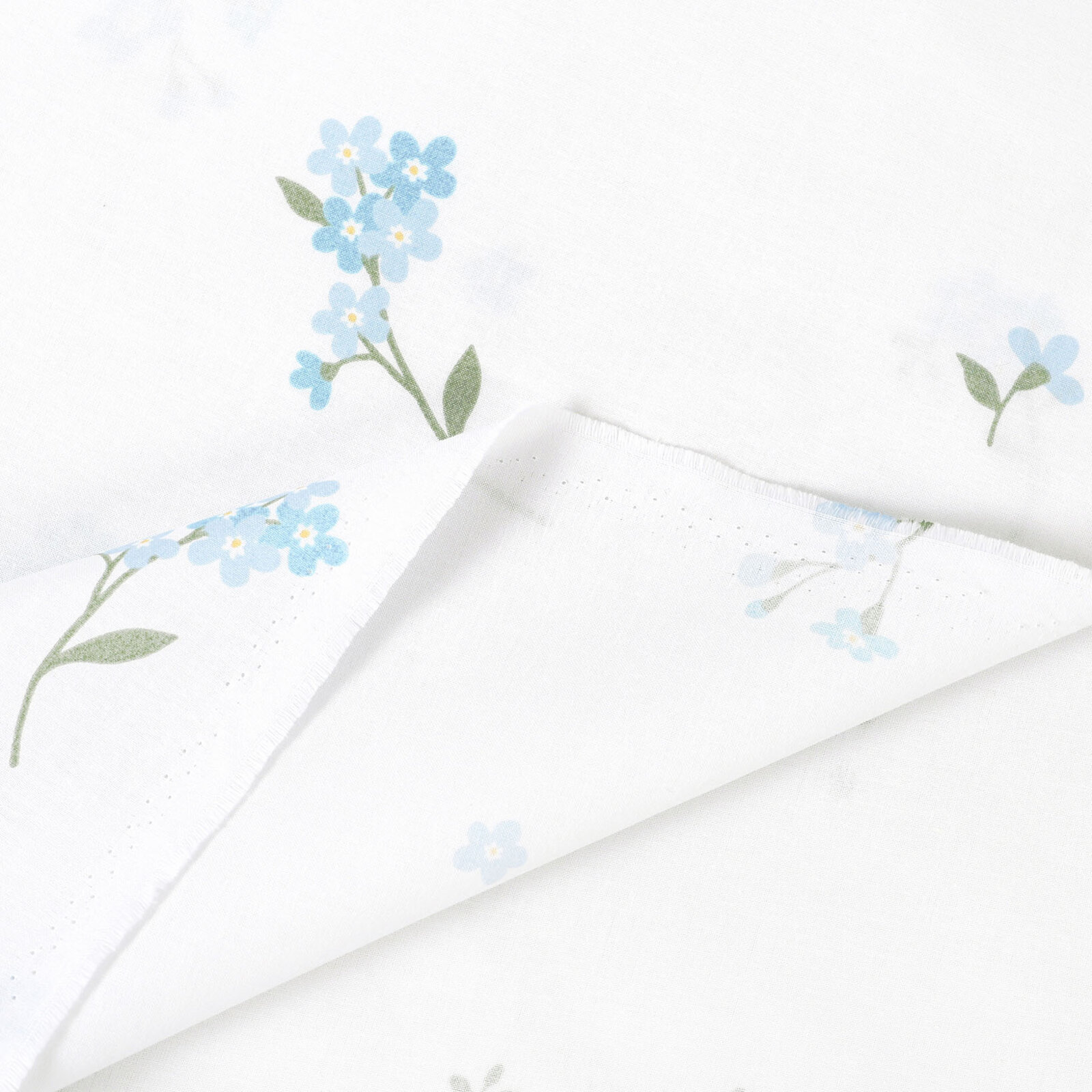 Baumwollstoff - Vergissmeinnicht