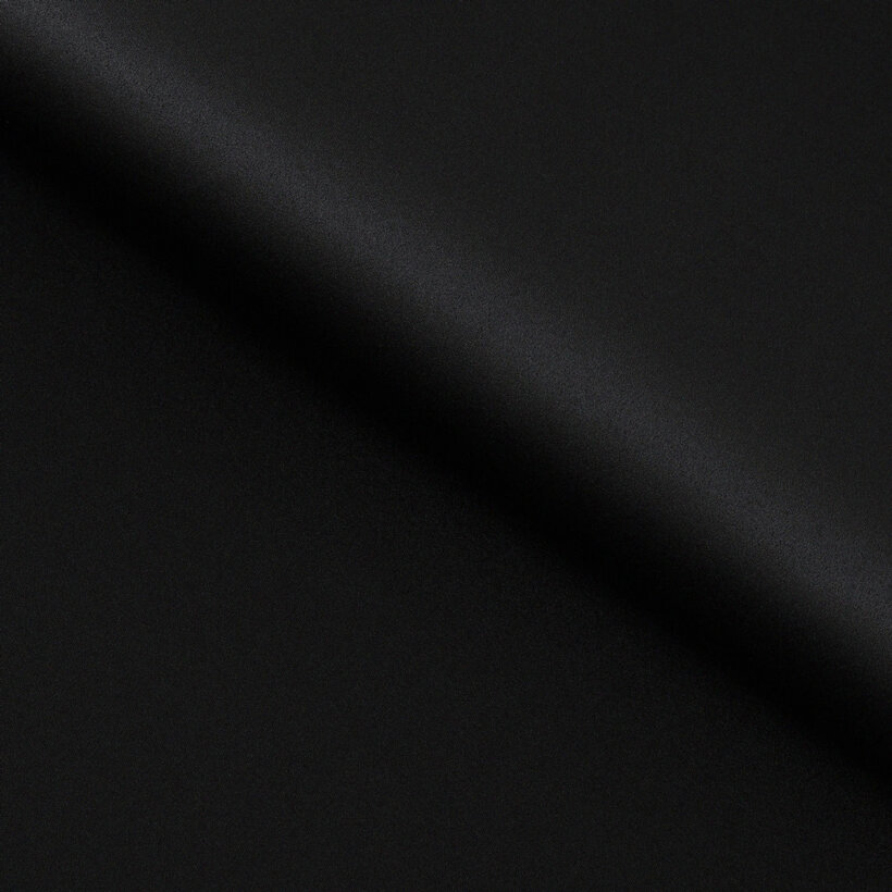 Verdunkelungsstoff Blackout mit Satin-Glanz - schwarz