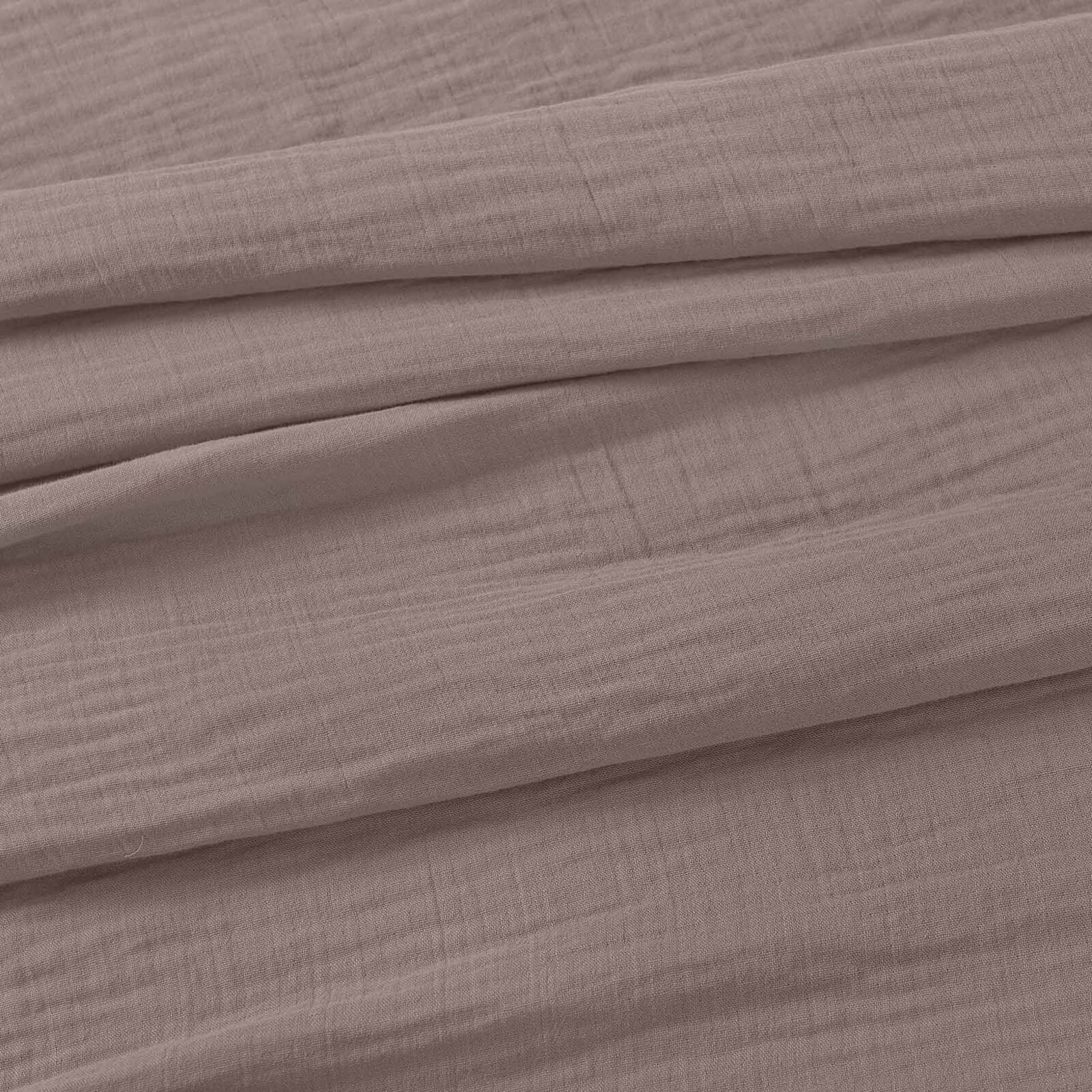 Musselinstoff – kaffeebraun