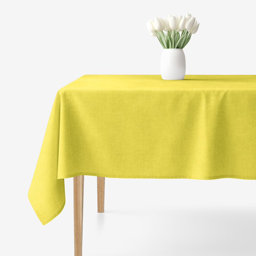 Eckige Tischdecke Malaga - limettengrün