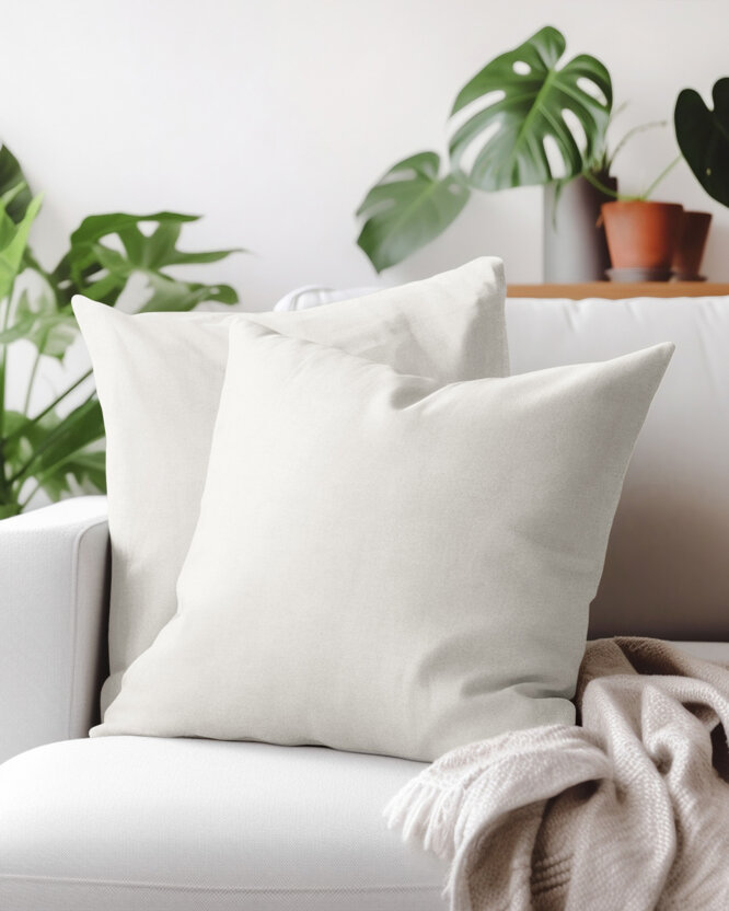 Dekorativer Kissenbezug Marbella - cremefarbe