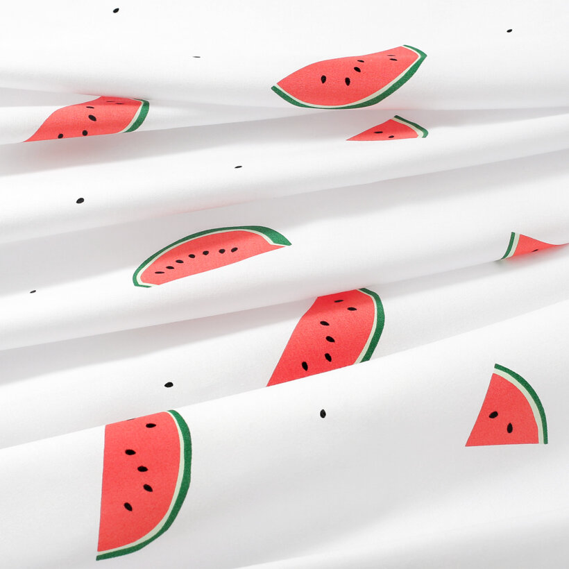 Baumwollstoff - Melone