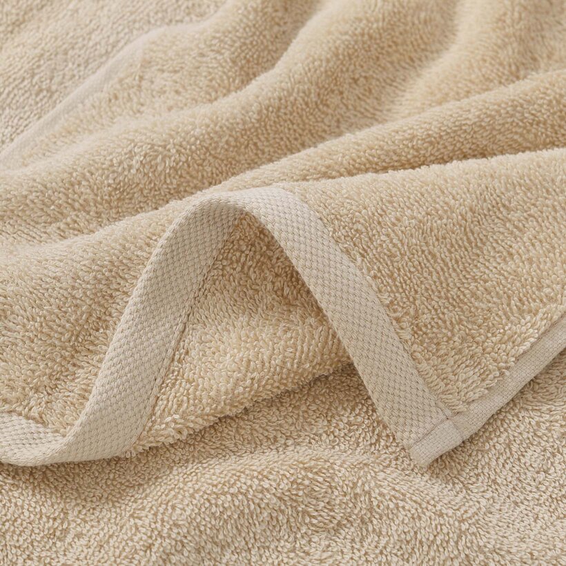 Kinder-Frottierhandtuch - Pinguin auf Beige