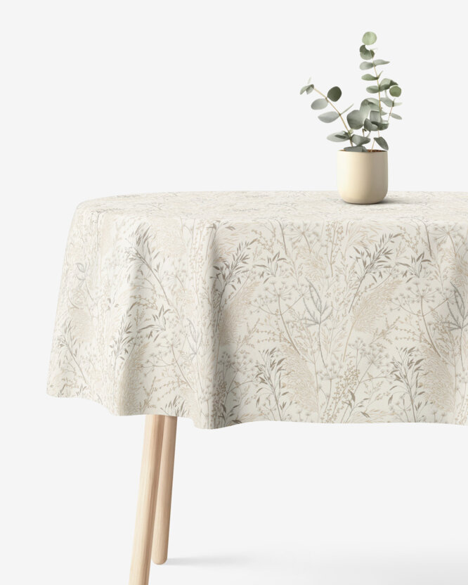 Ovale Tischdecke Valencia - Wiesengräser