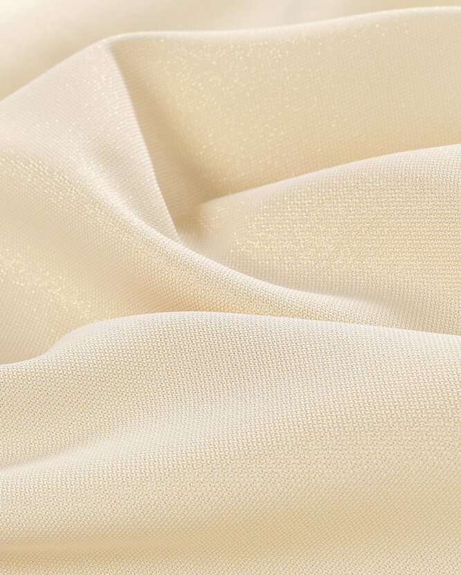 Dekorativer Stoff - goldfarbe mit Glitzereffekt