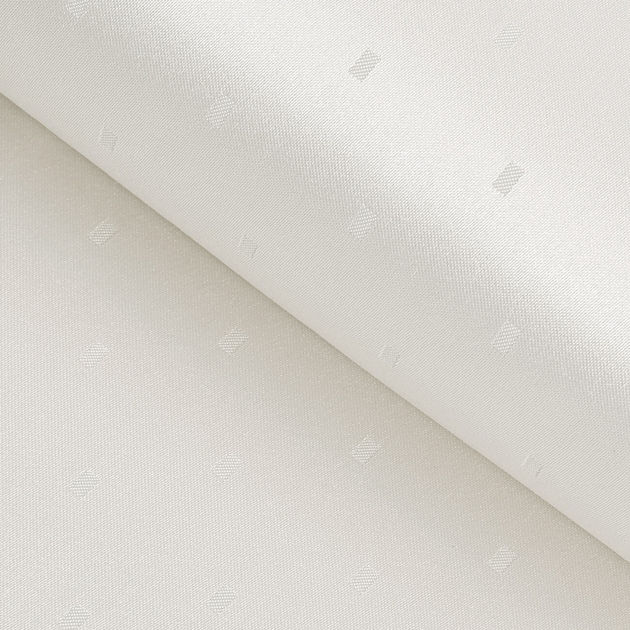 Teflonstoff für Tischdecken – creme mit glänzenden Rechtecken
