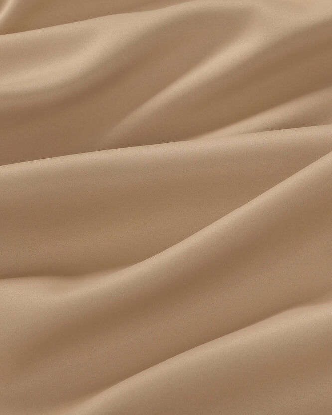 Verdunkelungsstoff Blackout mit Satin-Glanz - goldbeige