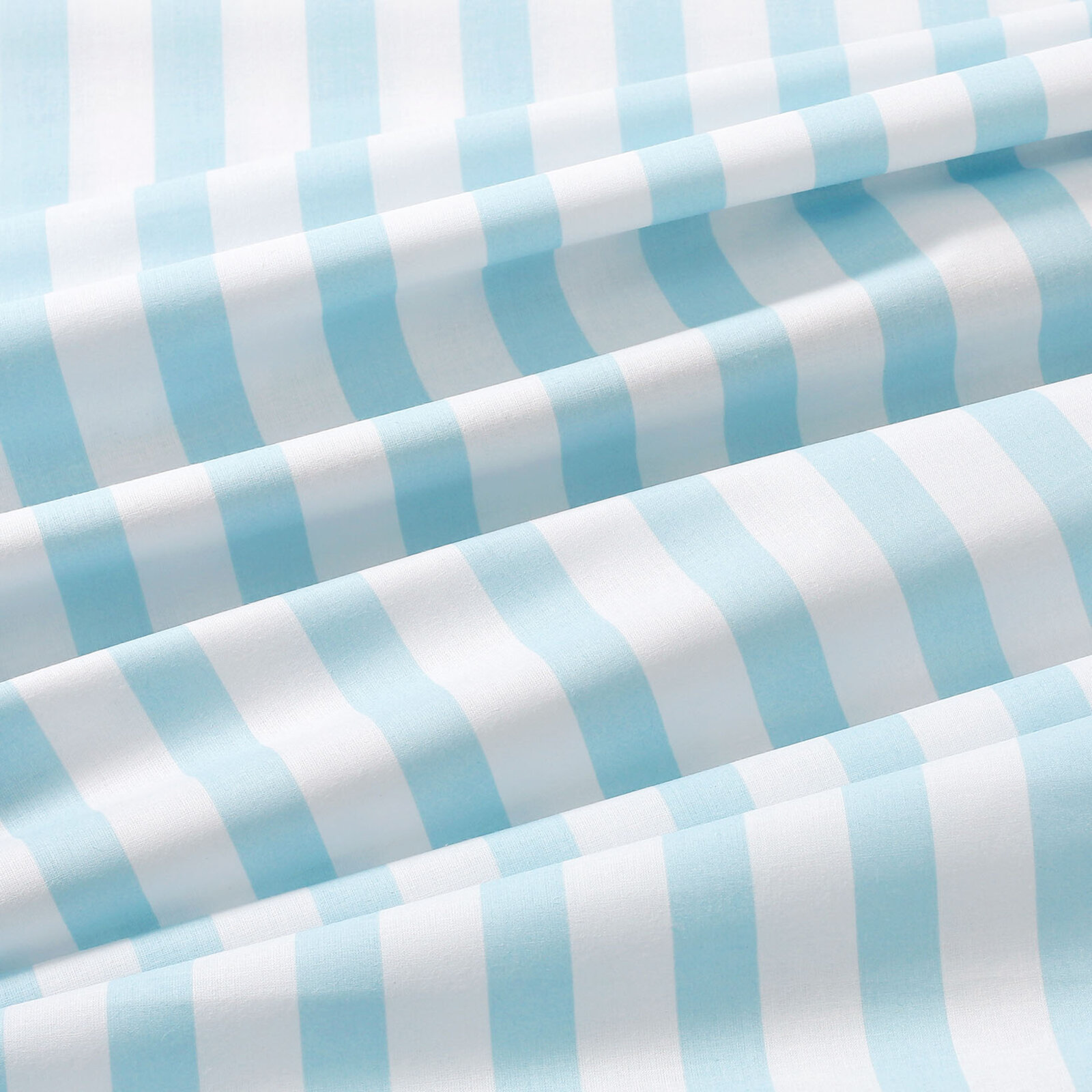 Tischset 100% Baumwolle - blaue Streifen - 2 Stück
