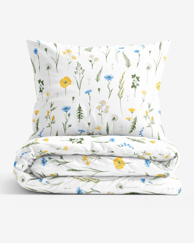 Bettwäsche aus Baumwolle - Sommerwiese