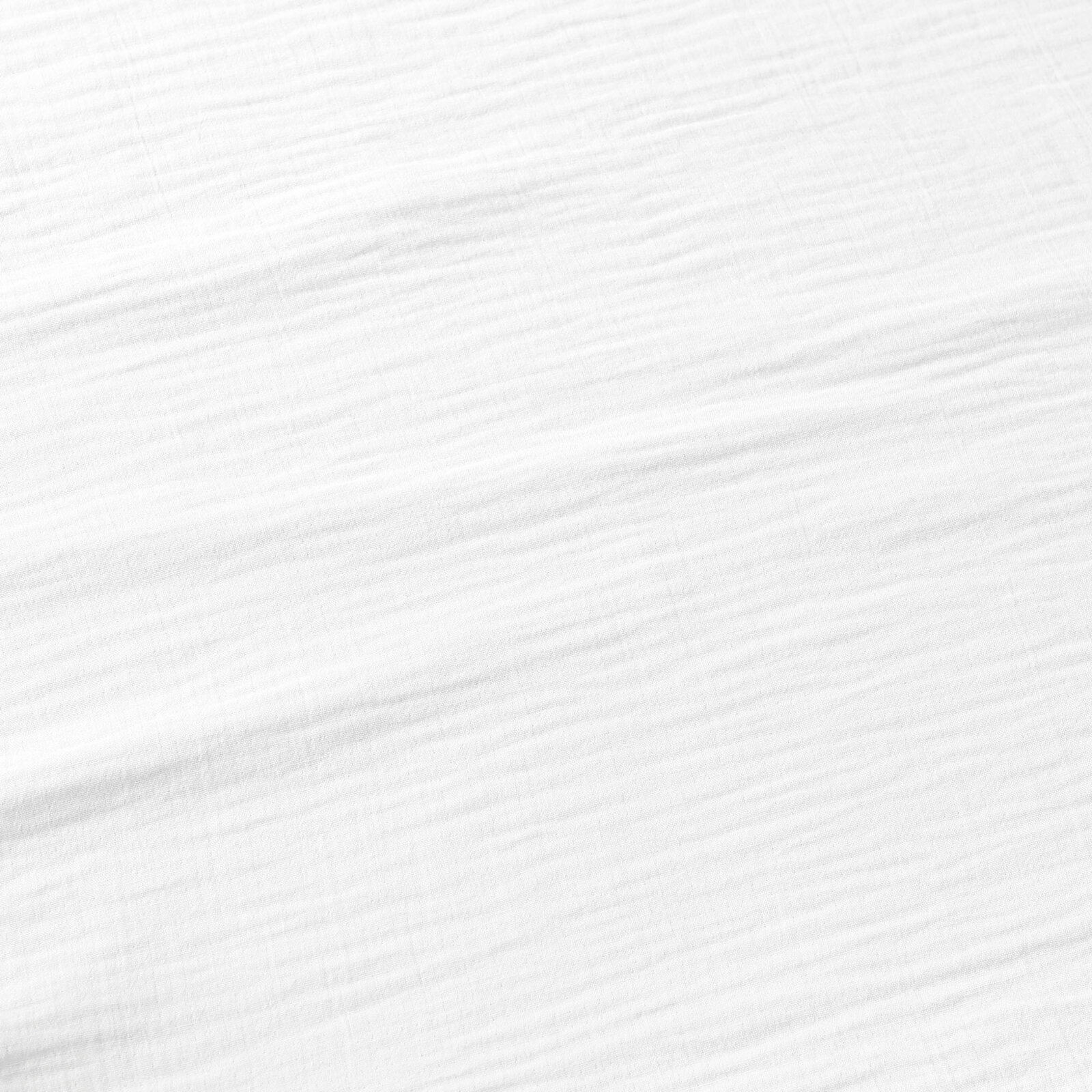 Musselin-Bettwäsche – weiß