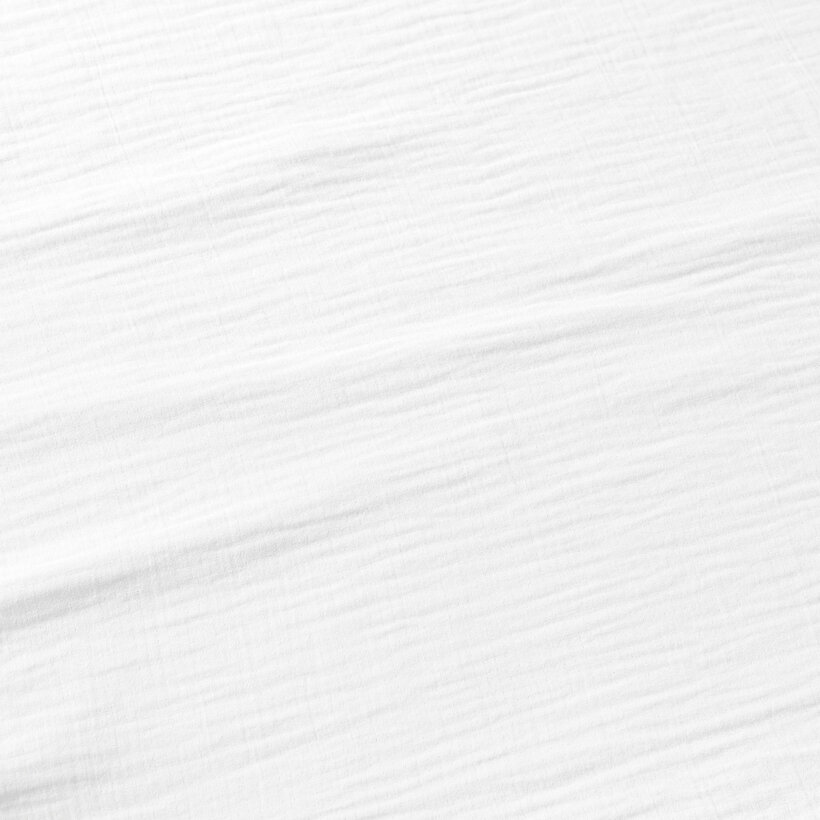 Musselin-Bettwäsche – weiß