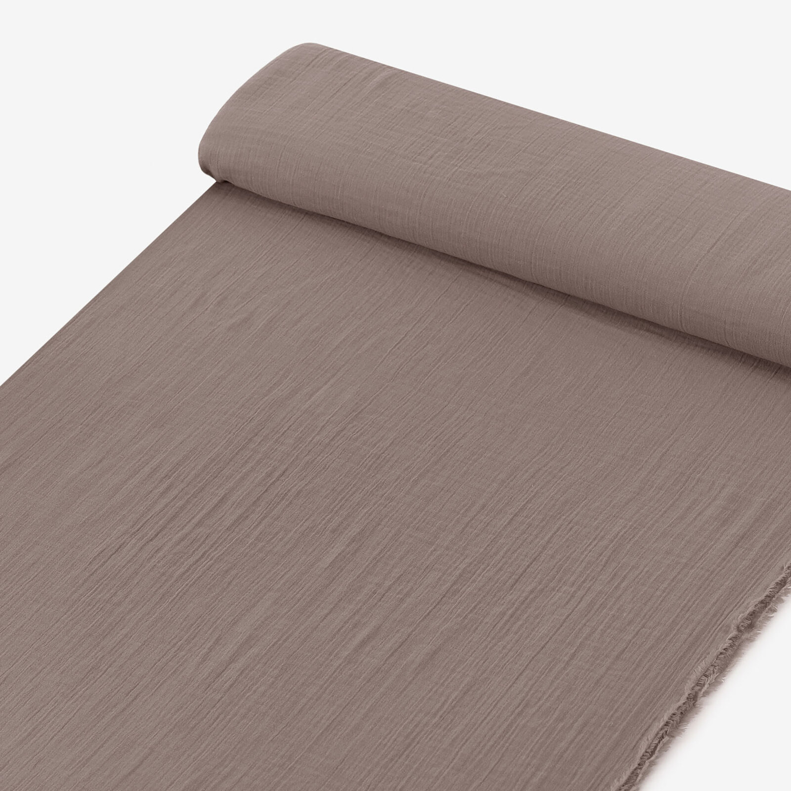 Musselinstoff – kaffeebraun